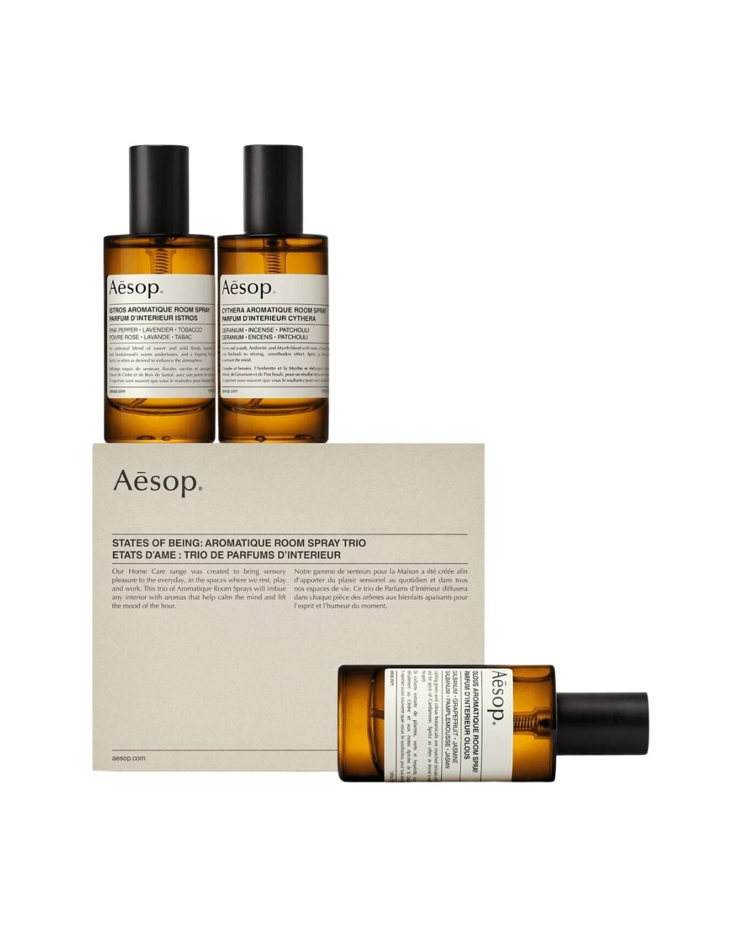AESOP States of Being: Aromatique Room Spray Trio 