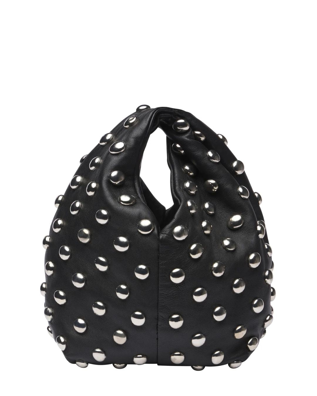 A.L.C. Simone Studded Leather Bag - Black/Silver
