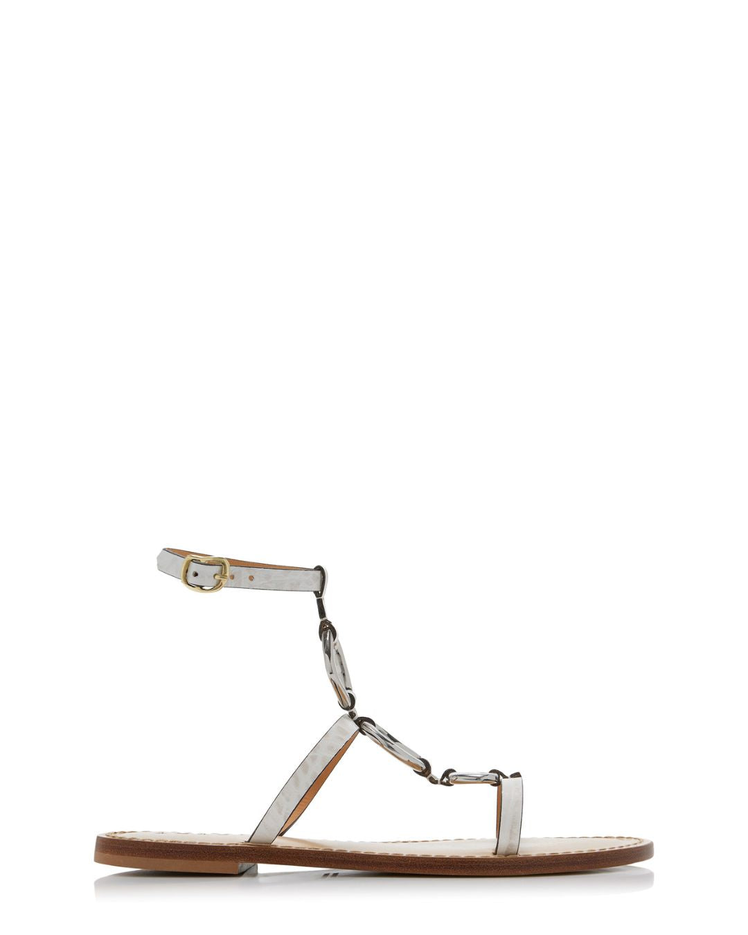 AMANU The Bazaruto Leather Sandals - White