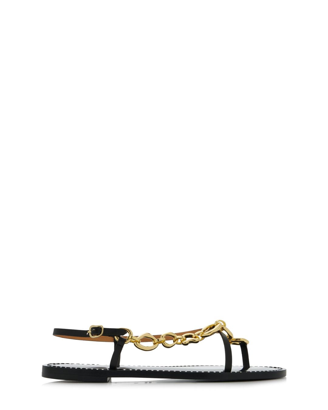 AMANU The Kilifi Leather Sandals - Black