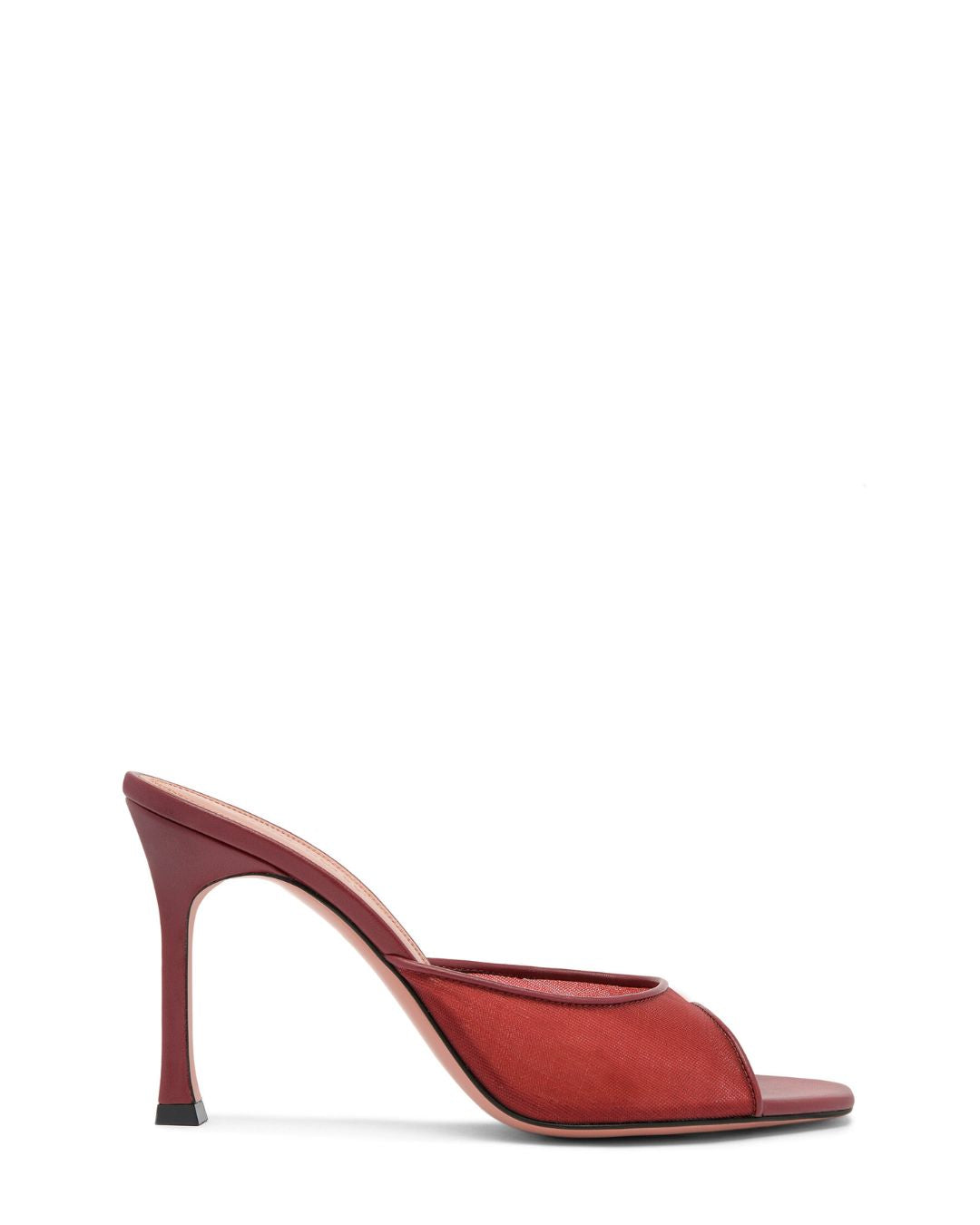 AMINA MUADDI Alexa Mesh Mules - Red