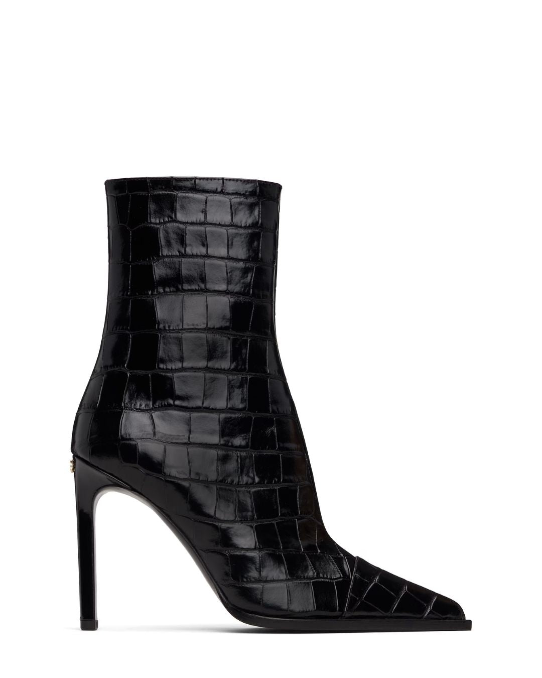 AMIRI Croc 'MA' Stiletto Boots - Black