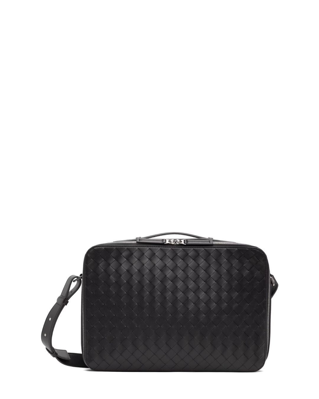BOTTEGA VENETA Getaway Slim Briefcase - Gray