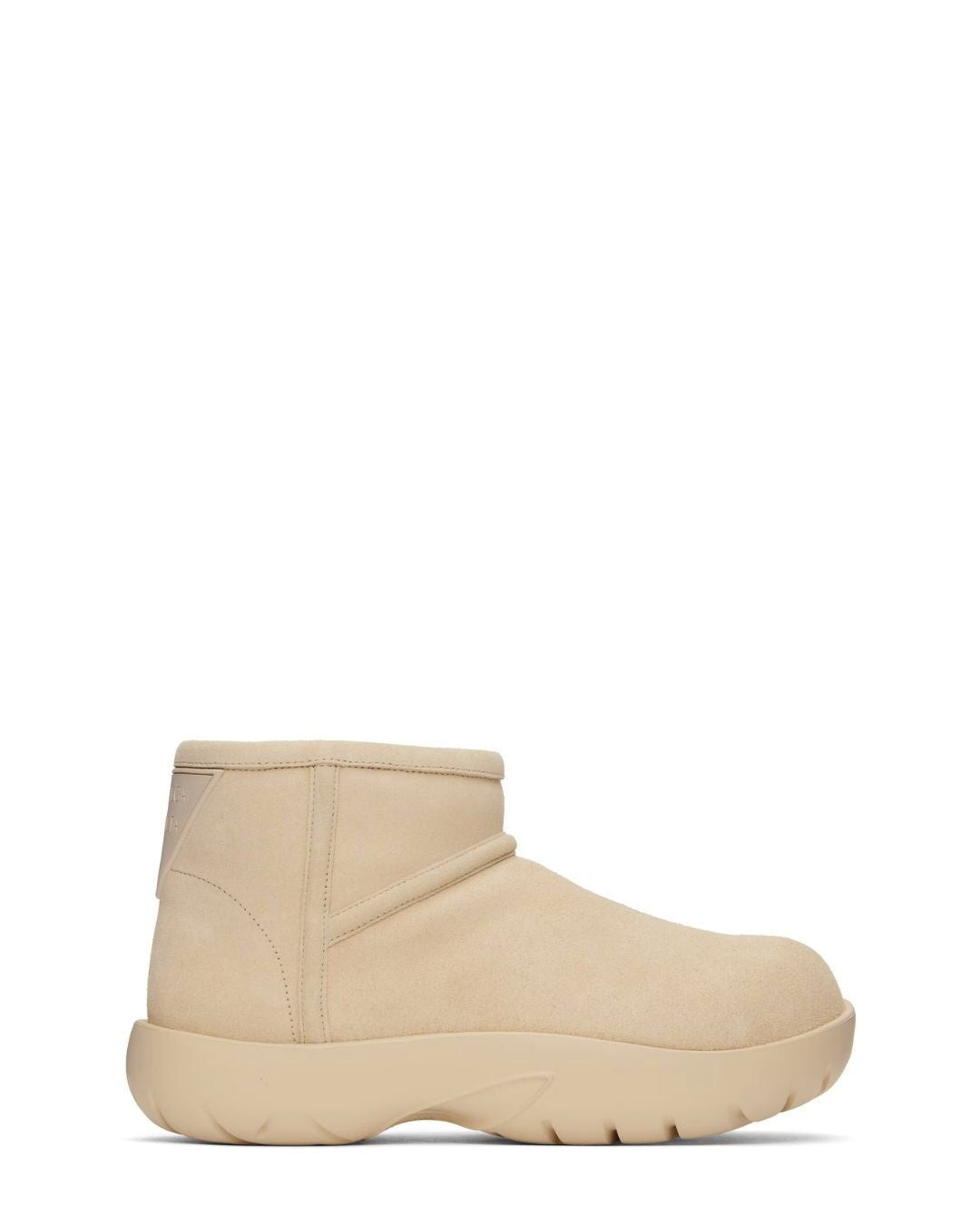 BOTTEGA VENETA Snap Ankle Boots - Porridge