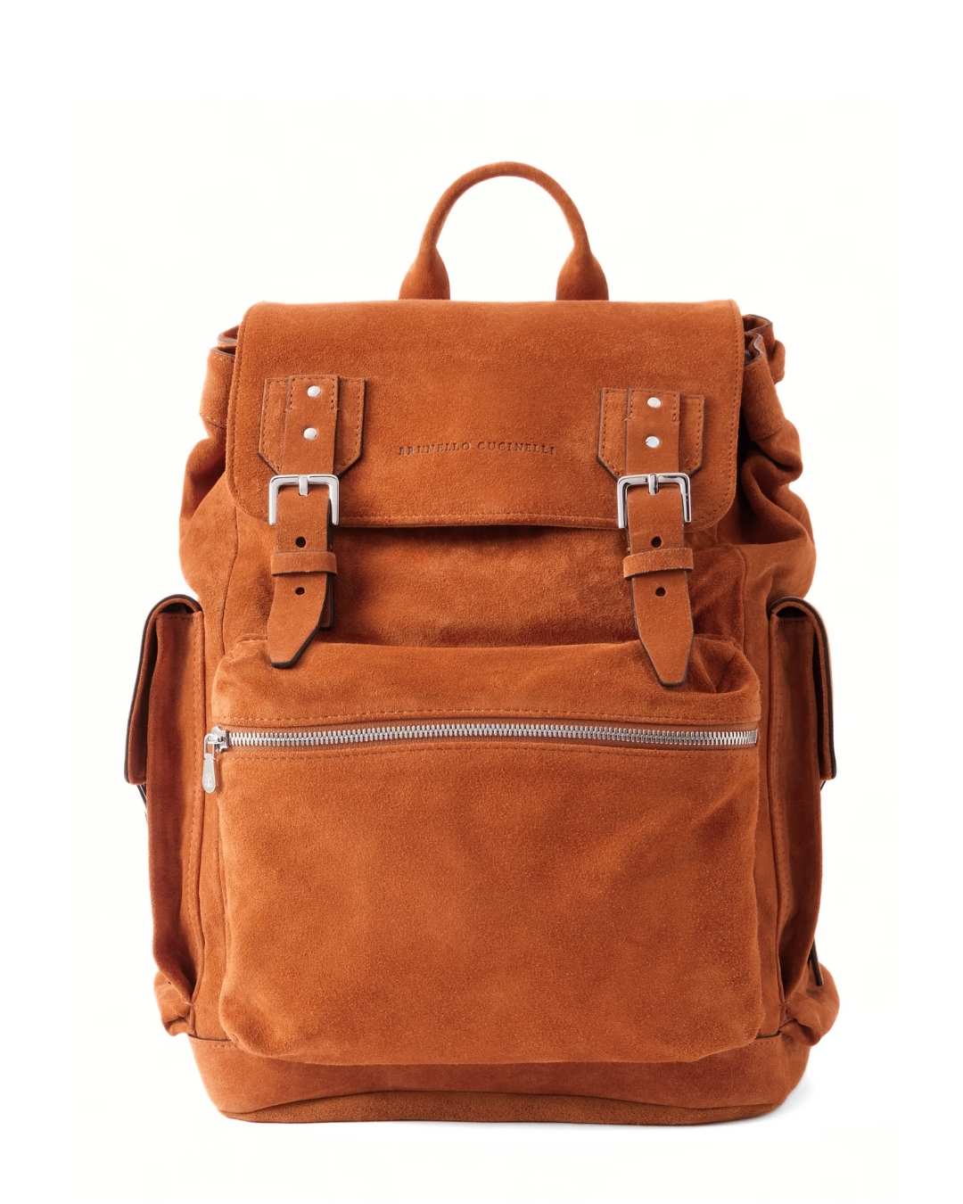 BRUNELLO CUCINELLI Suede Backpack - Tan