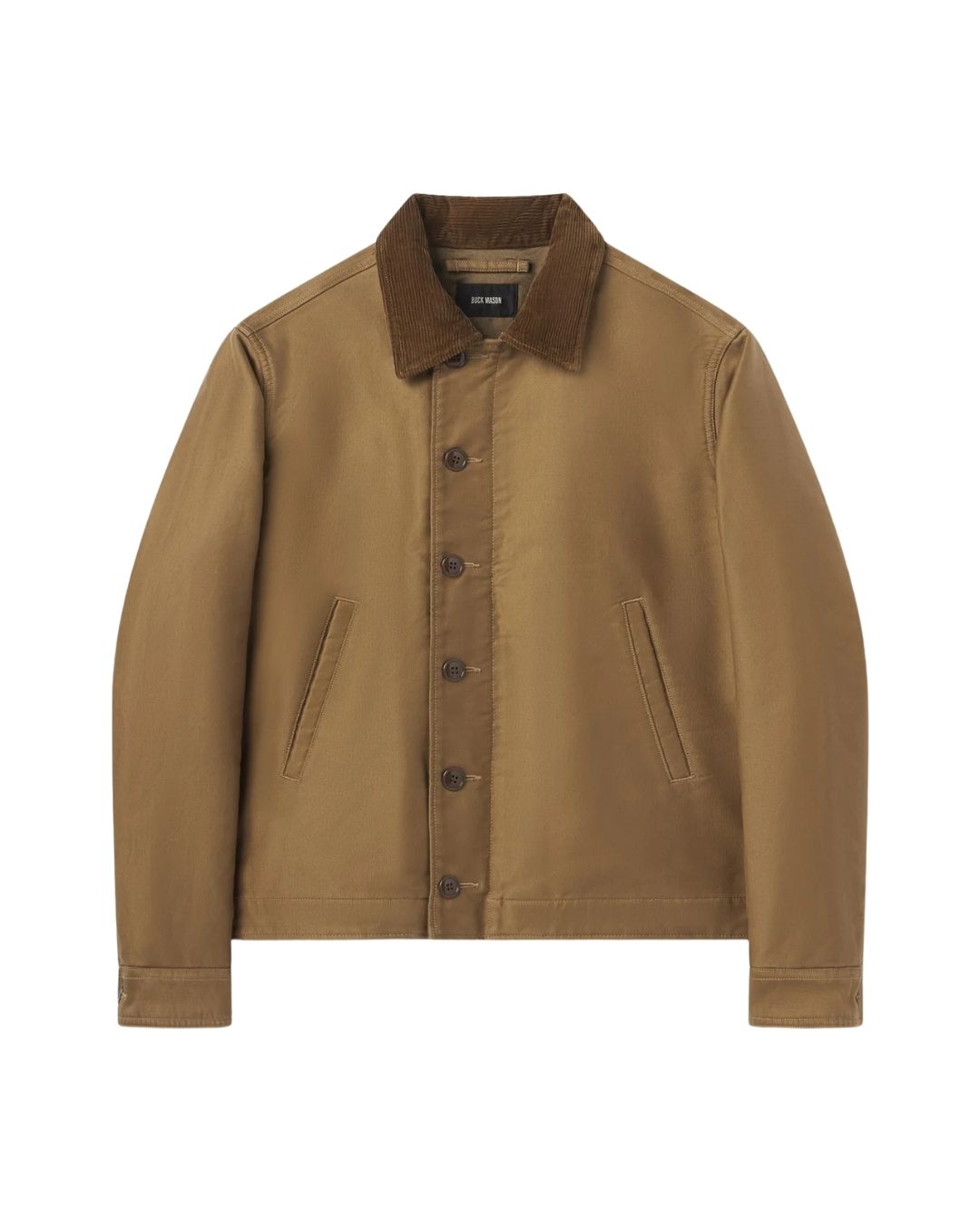 BUCK MASON Japanese Jungle Cloth N-1 Deck Jacket - Golden Khaki