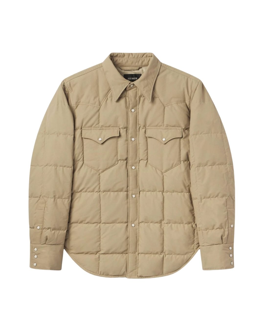 BUCK MASON Thundercloud Quilted Western Jacket - Uniform Khaki