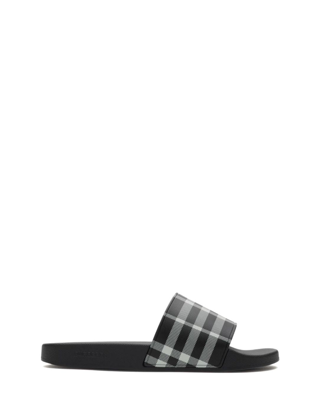 BURBERRY Check Slides - Black/Calico