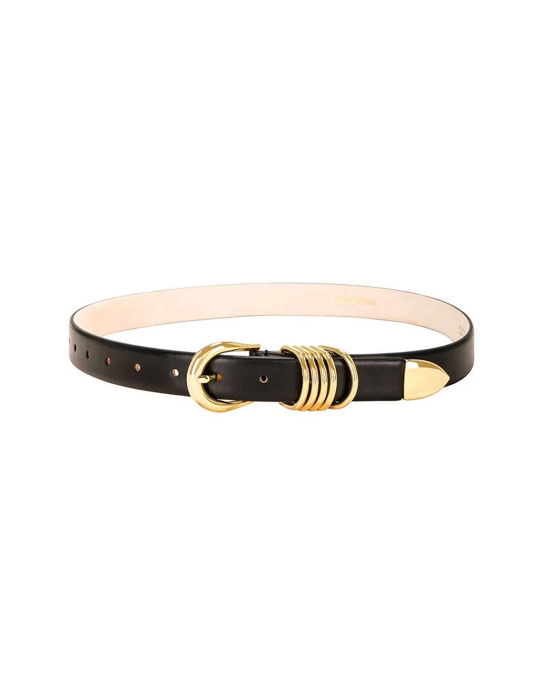 DEHANCHE Hollyhock Belt - Black/Gold