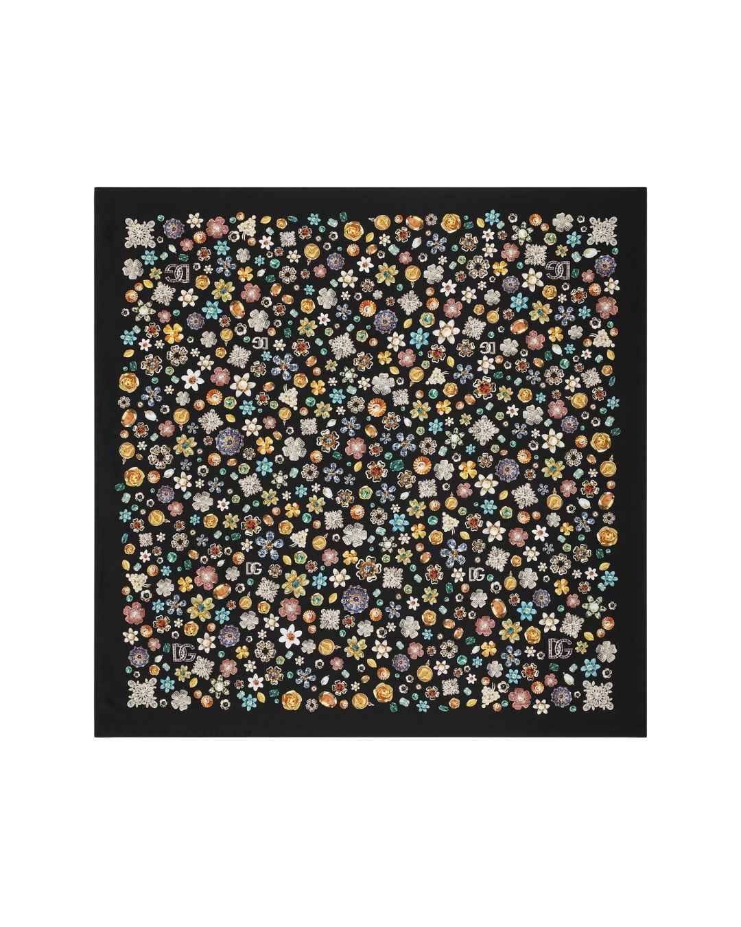 DOLCE & GABBANA Silk Twill Scarf - Multicolor
