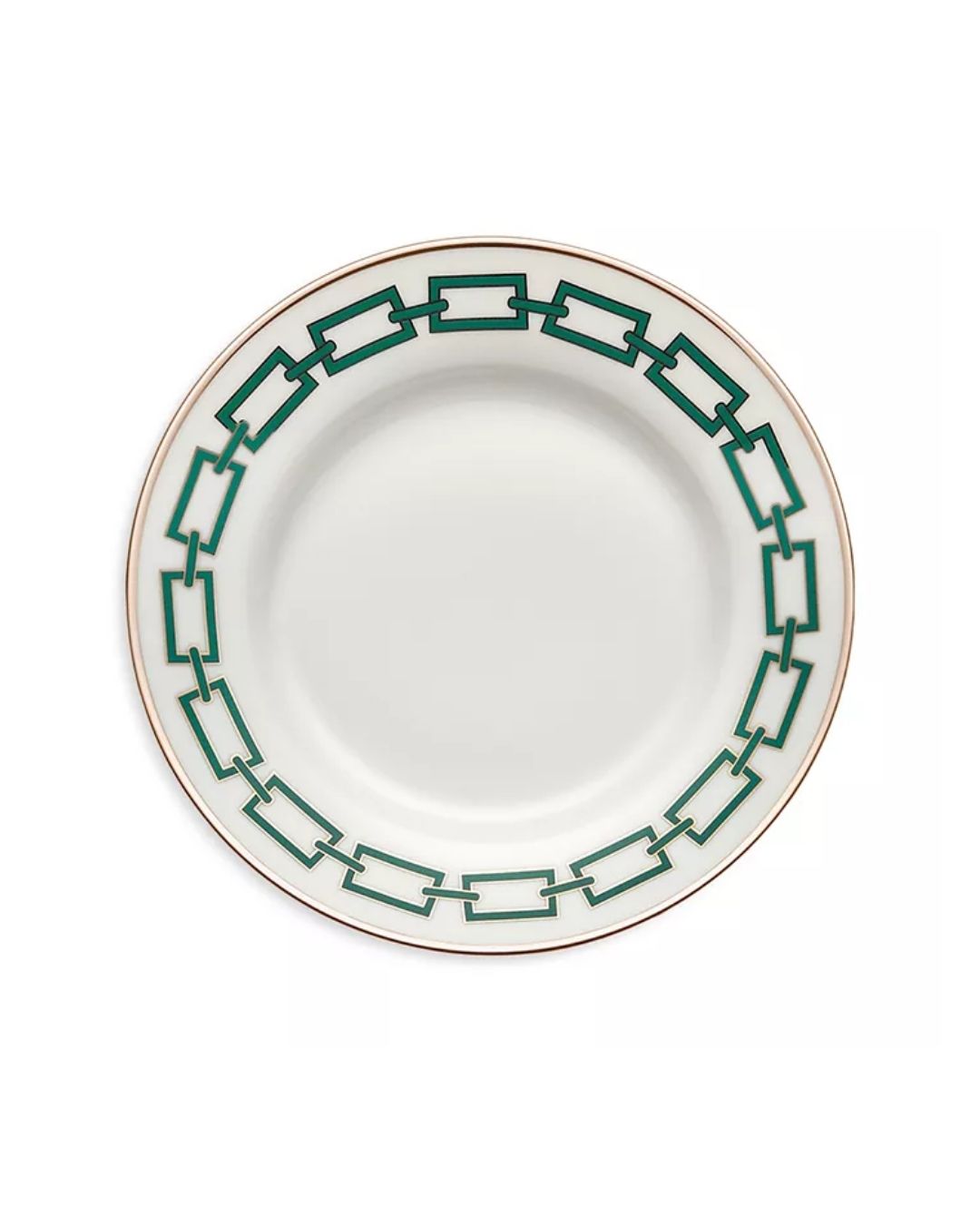 GINORI 1735 Catene Salad Plate - Emerald
