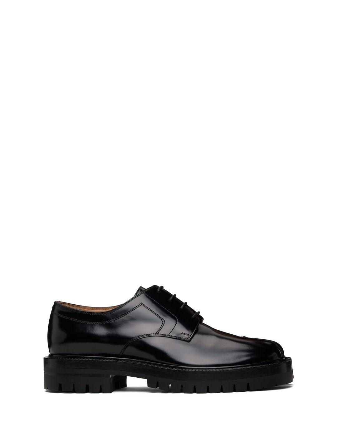 MAISON MARGIELA Tabi Lace-Up Derbys - Black