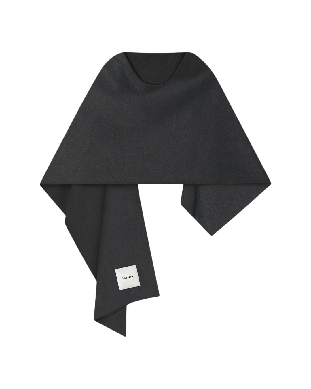 NANUSHKA Kamin Double Wool Scarf - Grey Melange