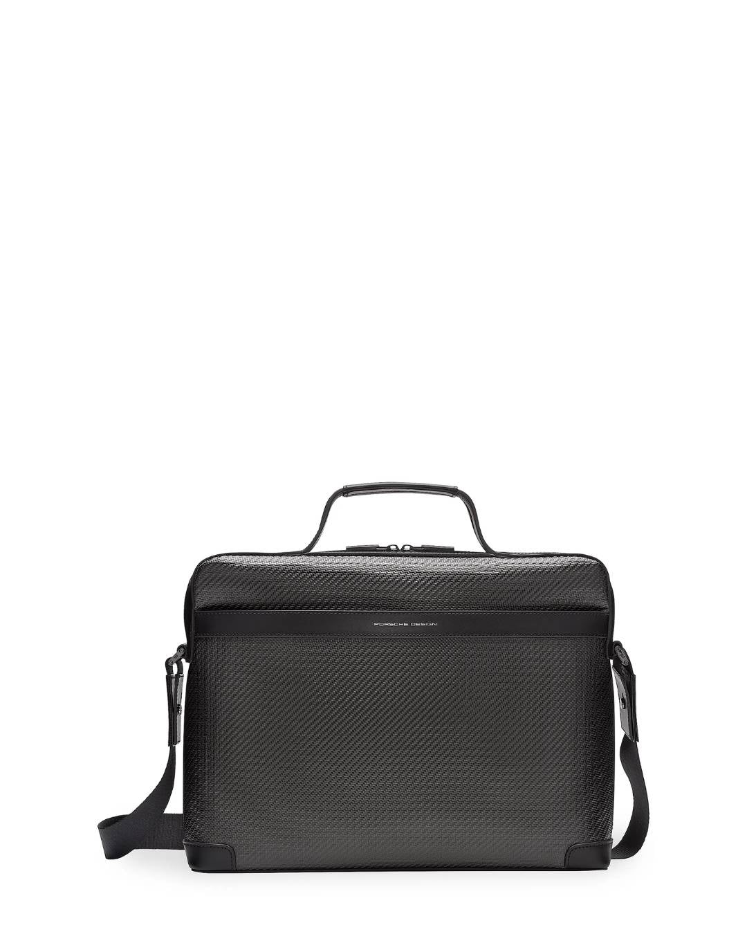 PORSCHE DESIGN Medium Carbon Fiber Briefcase - Black
