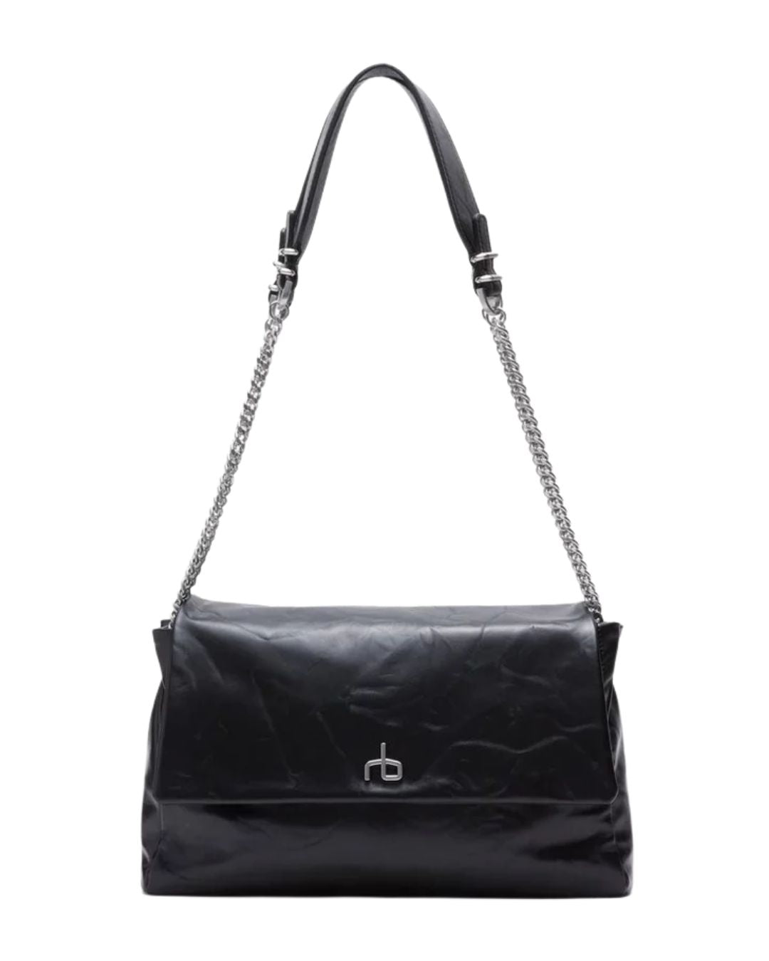 RAG & BONE Chelsea Large Flap Bag - Black
