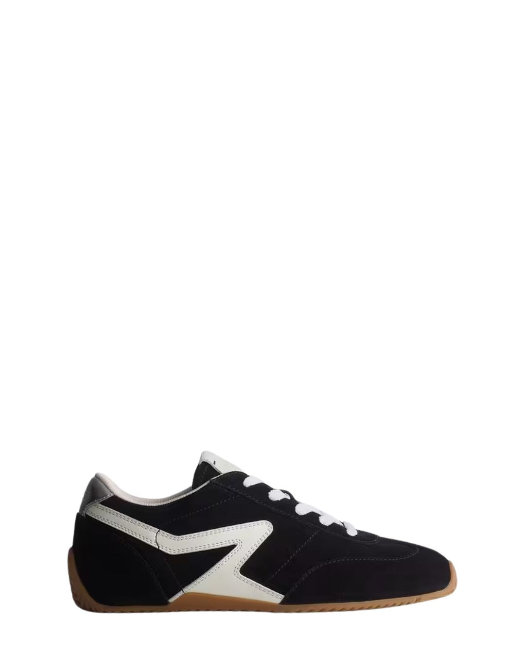 RAG & BONE Ultra Slim Retro Runner Sneakers - Black/White