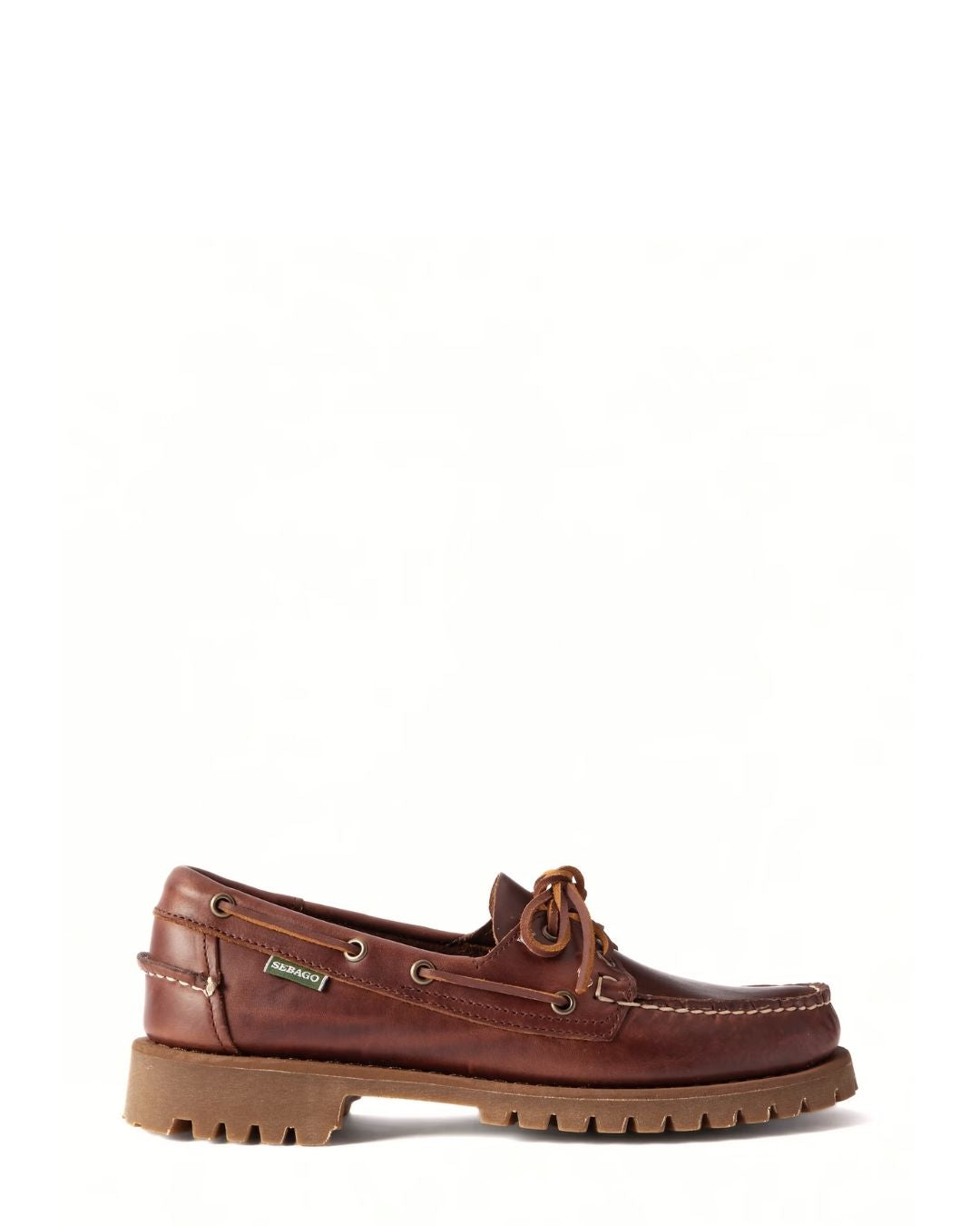 SEBAGO Ranger Waxed-Leather Boat Shoes - Brown