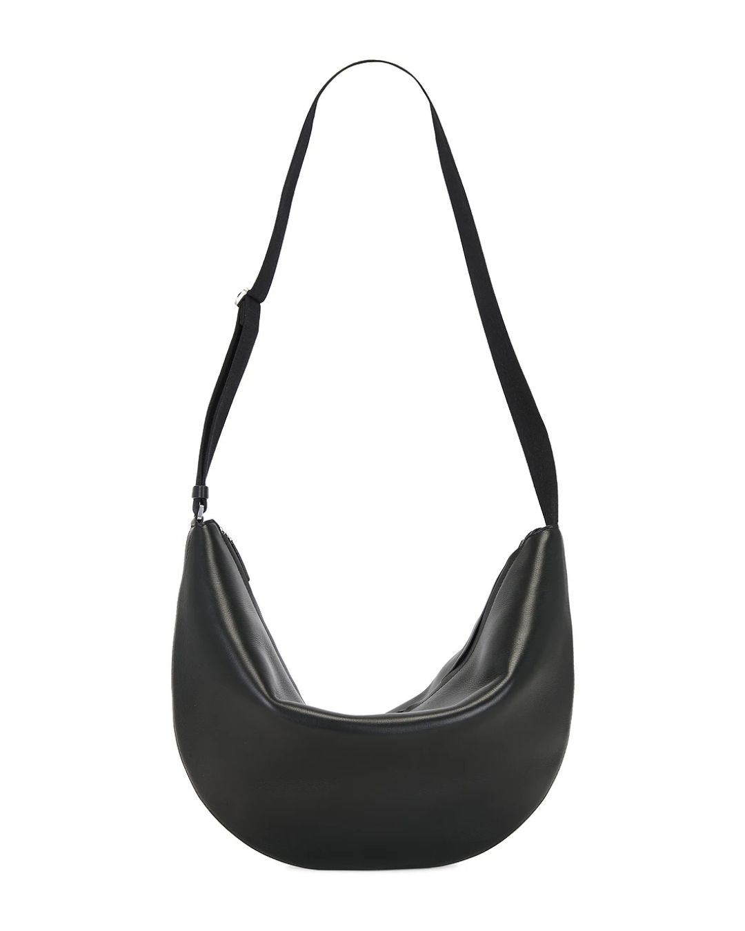 THE ROW Crossbody Crescent Bag - Black Ans