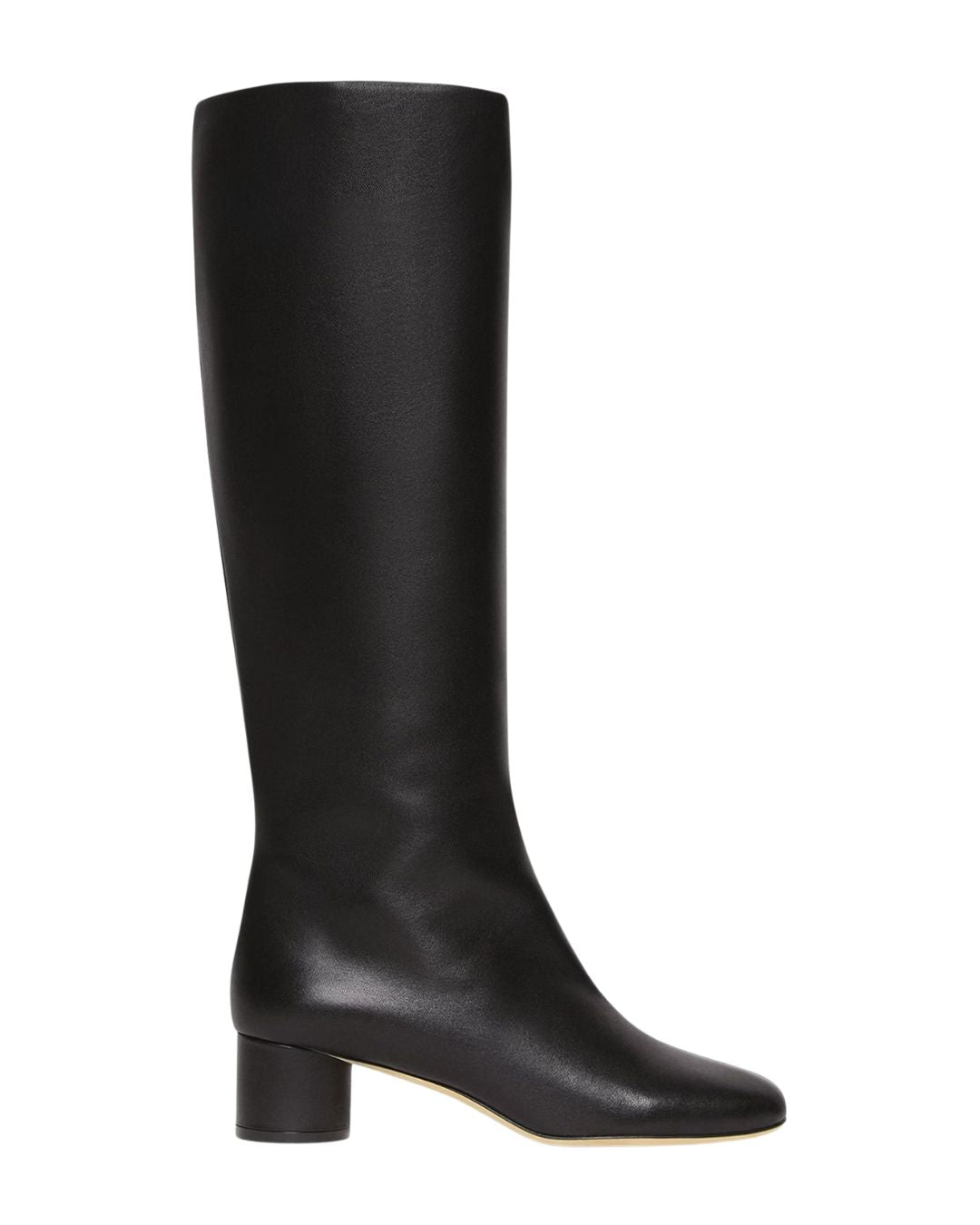 THEORY Tall Boot in Smooth Leather - Black