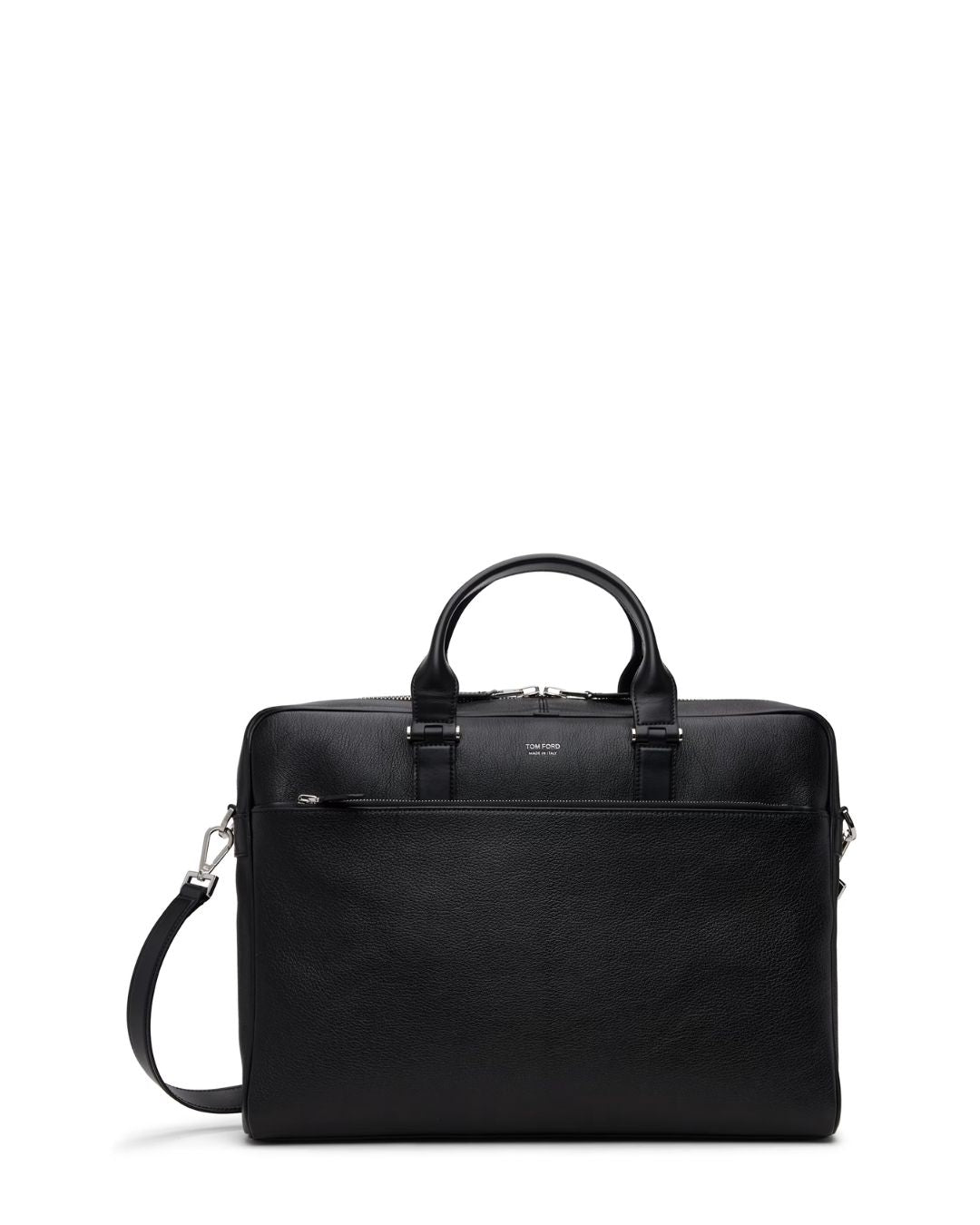 TOM FORD Grain Leather Slim Briefcase - Black